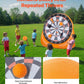 Aufblasbare Fußball-Dartscheibe, riesige Fußball-Dartscheibe, kommt mit 2 Fußbällen und Luftpumpe, lässt sich in 3 Minuten installieren, ideal für große Gartenspiele.