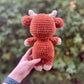 Weihnachtsangebot: 50 % Rabatt!!🎄🔥Häkelmuster für Hochlandkuh-Amigurumi🐮 – DIY-Kit und fertiges Plüschtier