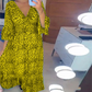 🔥 Was soll ich morgen anziehen? 🔥 Damen Baumwoll Wrap Kleid mit Leopardenmuster