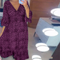 🔥 Was soll ich morgen anziehen? 🔥 Damen Baumwoll Wrap Kleid mit Leopardenmuster