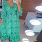 🔥 Was soll ich morgen anziehen? 🔥 Damen Baumwoll Wrap Kleid mit Leopardenmuster