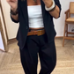 Damen Business-Anzug – Blazer mit Kragen & Hose, Bügelfrei & Klassischer Look