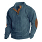 ⏳ Zeitlich begrenztes Angebot: 50% Rabatt! 💥 Herren Cord-Sweatshirt mit Stehkragen