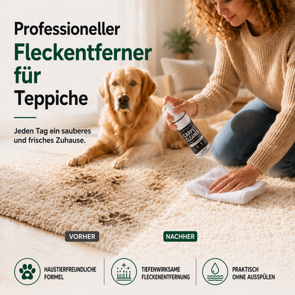 📢📢50 % Rabatt!!🧼✨ Tiefenreinigendes Teppichspray – entfernt hartnäckige Flecken und neutralisiert Gerüche sofort!