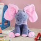 🐘🎶Peek-A-Boo Singender Elefant als Plüschtier – Interaktives musikalisches Stofftier