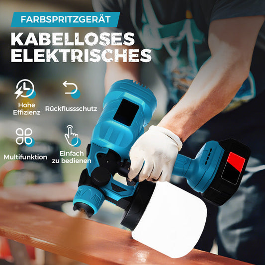 Kabelloses elektrisches Farbspritzgerät – Schnell, sauber und effizient
