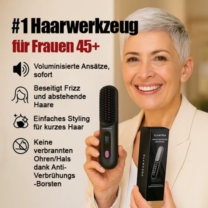 💥Kabelloser Keramik-Heiz-Haarglättungskamm💇‍♀️