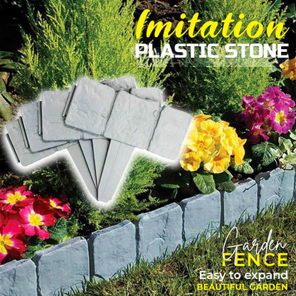 🌿 Gartenzaun aus Kunststein – Wetterfest, Langlebig & Einfach zu Installieren 🏡