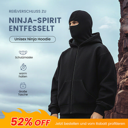 👁️‍🗨️Kapuzenpulli mit Kapuze und integriertem Reißverschluss für Herren, sportliches Sweatshirt