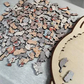 🎁Morandi-farbenes Katzenförmiges Holzpuzzle mit 135 Teilen