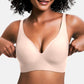 Leopard‑BH für Damen, bügelfrei｜3D‑Stützung, Memory‑Schaum, formend S‑5XL