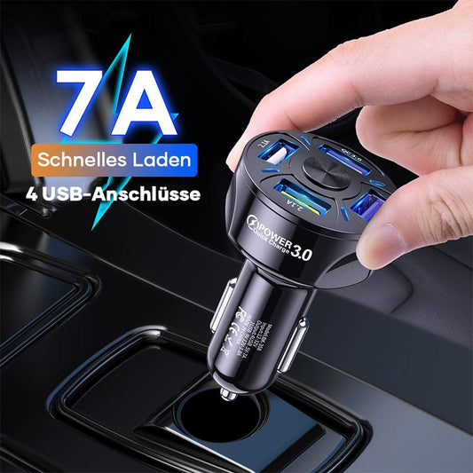 ✨ Zeitliche Notierung ✨🚗👉 4-in-1 Auto Schnellladeanschluss 🔥 (Kaufen Sie 2, erhalten Sie 1 kostenlos)
