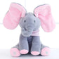 🐘🎶Peek-A-Boo Singender Elefant als Plüschtier – Interaktives musikalisches Stofftier