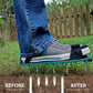Rasenlüfterschuhe, Gartenrasenlüfter, Spikesandalen mit 26 Spikes und verstellbaren Riemen, Rasenvertikutierer zur effektiven Belüftung des Rasenbodens