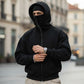 👁️‍🗨️Kapuzenpulli mit Kapuze und integriertem Reißverschluss für Herren, sportliches Sweatshirt