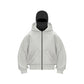 👁️‍🗨️Kapuzenpulli mit Kapuze und integriertem Reißverschluss für Herren, sportliches Sweatshirt