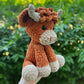 Weihnachtsangebot: 50 % Rabatt!!🎄🔥Häkelmuster für Hochlandkuh-Amigurumi🐮 – DIY-Kit und fertiges Plüschtier