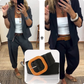 Damen Business-Anzug – Blazer mit Kragen & Hose, Bügelfrei & Klassischer Look