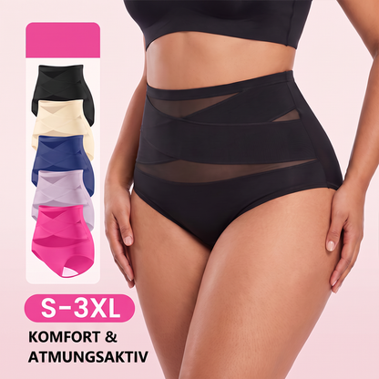 📢Kauf 1, hol 1 gratis💕Damen Unterwäsche mit hoher Taille und Bauchkontrolle
