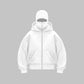 👁️‍🗨️Kapuzenpulli mit Kapuze und integriertem Reißverschluss für Herren, sportliches Sweatshirt