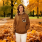 🐮 50 % RABATT⚡Kostenloser Versand | Kuschelig durch kalte Tage – Damen Hoodie mit Highland-Kuh-Motiv & Fleecefutter