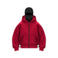 👁️‍🗨️Kapuzenpulli mit Kapuze und integriertem Reißverschluss für Herren, sportliches Sweatshirt