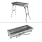 Outdoor Grillset – Klappbarer Edelstahl-Kohlegrill für Camping, Garten und BBQ🔥🍖