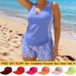 💥 Bedruckter zweiteiliger Tankini-Badeanzug für Damen