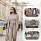 Elegantes 3-teiliges Set: Langer Cardigan, Oberteil und Hose