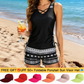 💥 Bedruckter zweiteiliger Tankini-Badeanzug für Damen