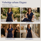 🌸 Blumiges Kleid mit V-Ausschnitt und Twist-Detail an der Taille – elegant und lässig für alle Anlässe