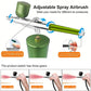 Elektrisk airbrush-set med kompressor