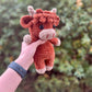 Weihnachtsangebot: 50 % Rabatt!!🎄🔥Häkelmuster für Hochlandkuh-Amigurumi🐮 – DIY-Kit und fertiges Plüschtier