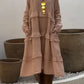🦋Was soll ich morgen anziehen?💕Women's Long Sleeve Round Neck Ruffle Dresses