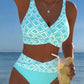👙Damens Hochtailliertes Zweiteiliges Bikini-Set 🌊