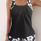 Zweiteiliges Damen-Tankini-Set mit Print