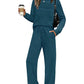 🔥 Letzter Tag: 50% Rabatt! ✨ Damen 2-teiliges Lounge-Set – Bequemes Rundhals-Top & Hose mit Kordelzug