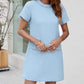 Was soll ich morgen anziehen?🌿Women's Elegant Short Sleeve Tweed Dress