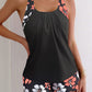Zweiteiliges Damen-Tankini-Set mit Print