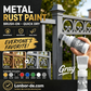 ✨🔥🖌️Lackierte Oberflächen mit einem einzigen Sprühstoß auffrischen!✨🏠Wasserbasierter Metallic-Silberlack mit integriertem Pinsel💥👍