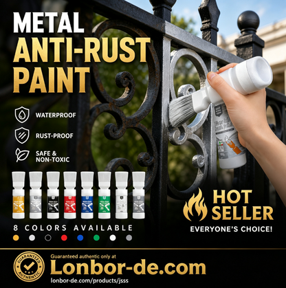 ✨🔥🖌️Lackierte Oberflächen mit einem einzigen Sprühstoß auffrischen!✨🏠Wasserbasierter Metallic-Silberlack mit integriertem Pinsel💥👍
