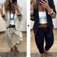 Damen Business-Anzug – Blazer mit Kragen & Hose, Bügelfrei & Klassischer Look