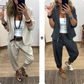 Damen Business-Anzug – Blazer mit Kragen & Hose, Bügelfrei & Klassischer Look
