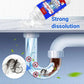🌪️🚽 Rohrfrei Aktiv-Gel mit Zitronenfrische 🍋✨ Sofort Verstopfungen lösen & unangenehme Gerüche beseitigen, dauerhaft vor neuen Verstopfungen schützen, passend für alle Haushaltsrohre