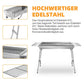 Outdoor Grillset – Klappbarer Edelstahl-Kohlegrill für Camping, Garten und BBQ🔥🍖