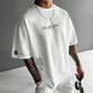 Herren Urban Style Loose Fit T-Shirt – Premium Baumwollmix, Lässiger Oversize-Schnitt & Grafikdruck