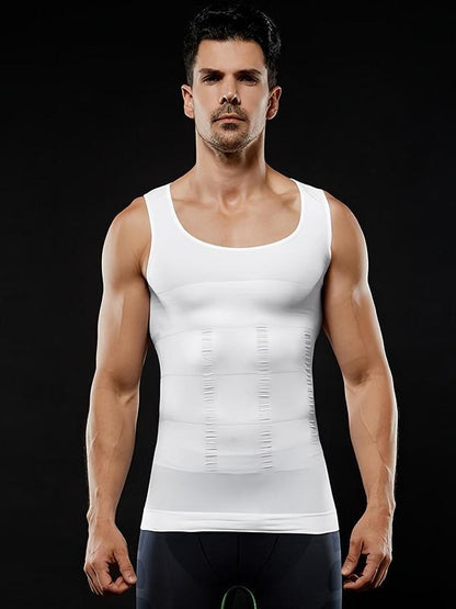 Kompressionsshirt für Herren, Slim Fit, figurformendes Unterhemd