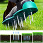 Rasenlüfterschuhe, Gartenrasenlüfter, Spikesandalen mit 26 Spikes und verstellbaren Riemen, Rasenvertikutierer zur effektiven Belüftung des Rasenbodens