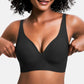 Leopard‑BH für Damen, bügelfrei｜3D‑Stützung, Memory‑Schaum, formend S‑5XL