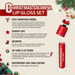 ⌛ Nur noch 3 Tage – 50 % auf alles! ⏰✨ Weihnachtliches Lipgloss-Set – 6 Farben